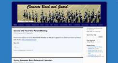 Desktop Screenshot of clementsband.com
